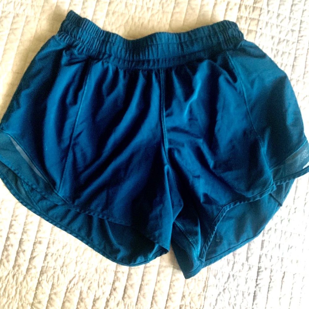 Sz 6 lululemon shorts 4 inch inseam dark teal
